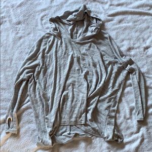 Derek Heart Oversized Lightweight Hoodie - M